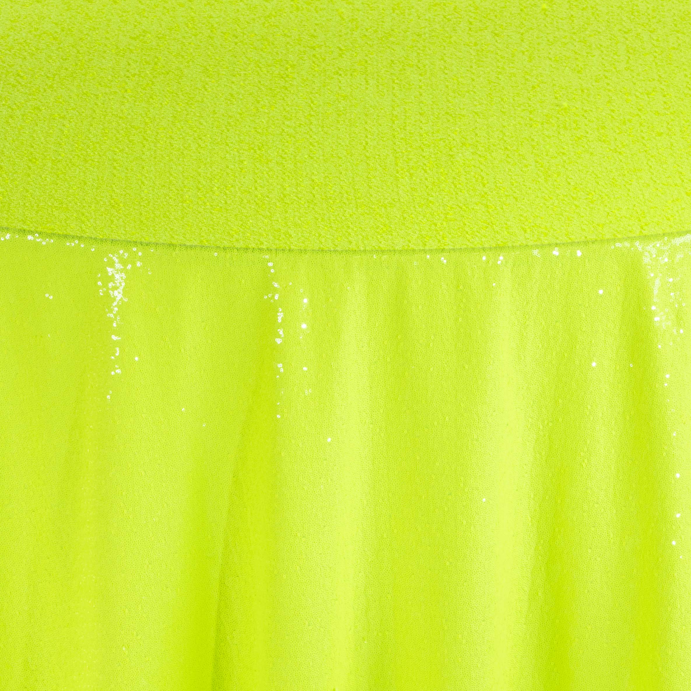 Neon Green Micro Gloss Sequins - Over The Top